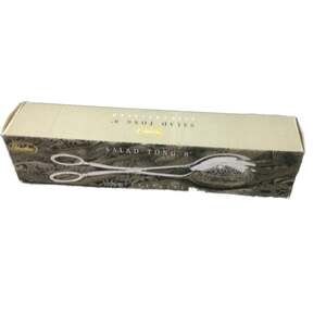 Studio Silversmiths 8" Silverplated Salad Tongs